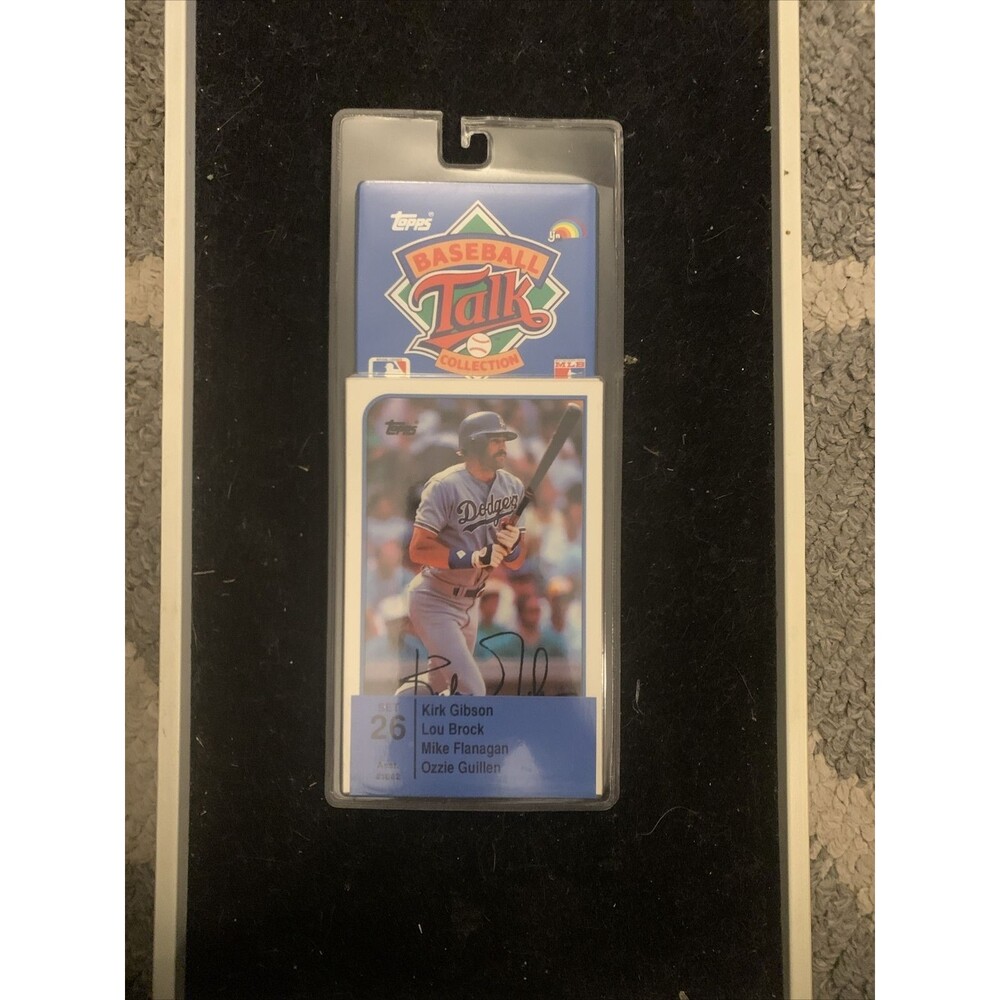 MLB Tops Baseball Talk Set 26 - 1989 SEALED - Lou Brock, Kirk Gibson & Others